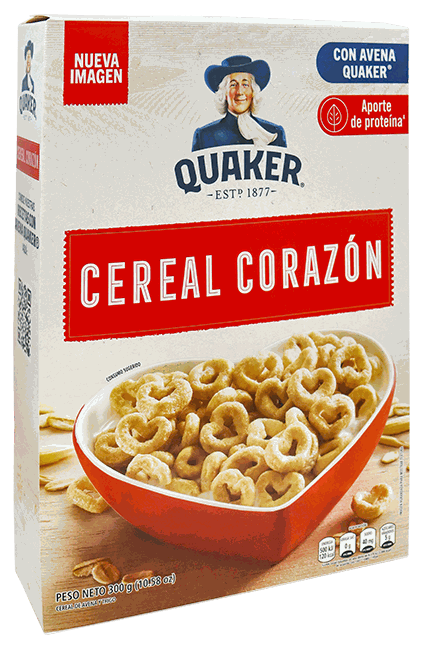 QUAKER CEREAL CORAZON 10.58 OZ