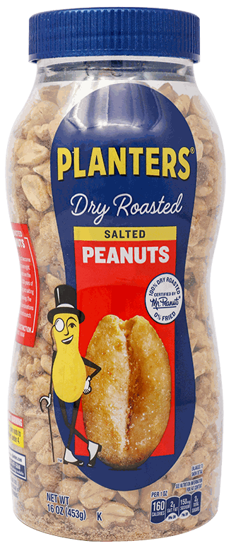PLANTERS DRY ROASTED 16 OZ