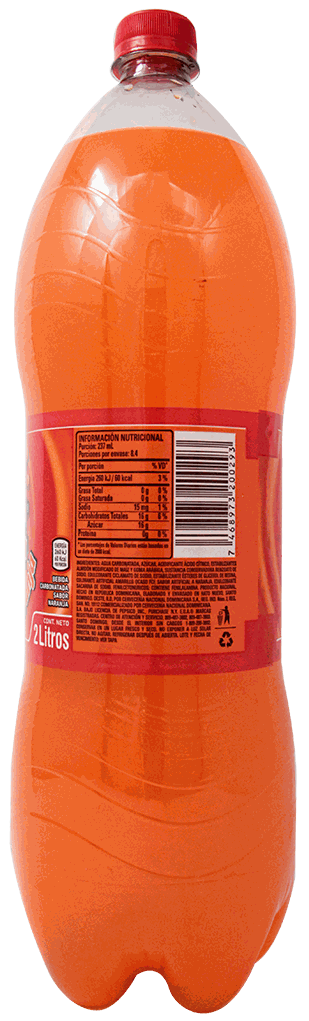 Refresco Sabor Naranja Red Rock 2 LT - Precio en RD | SupermercadosRD