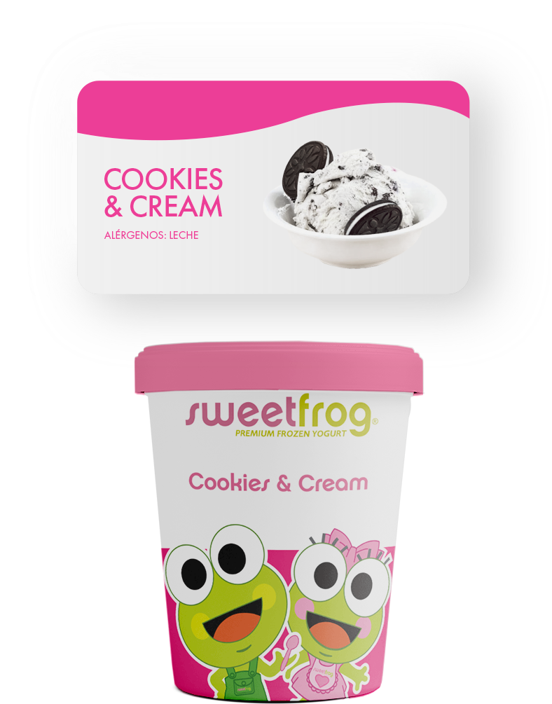 SWEETFROG TOGO COOKIES & CREAM 1 PINTA