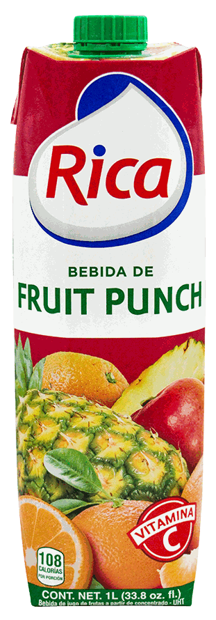 RICA JUGO FRUIT PUNCH LT