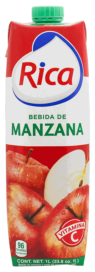 RICA JUGO MANZANA LT