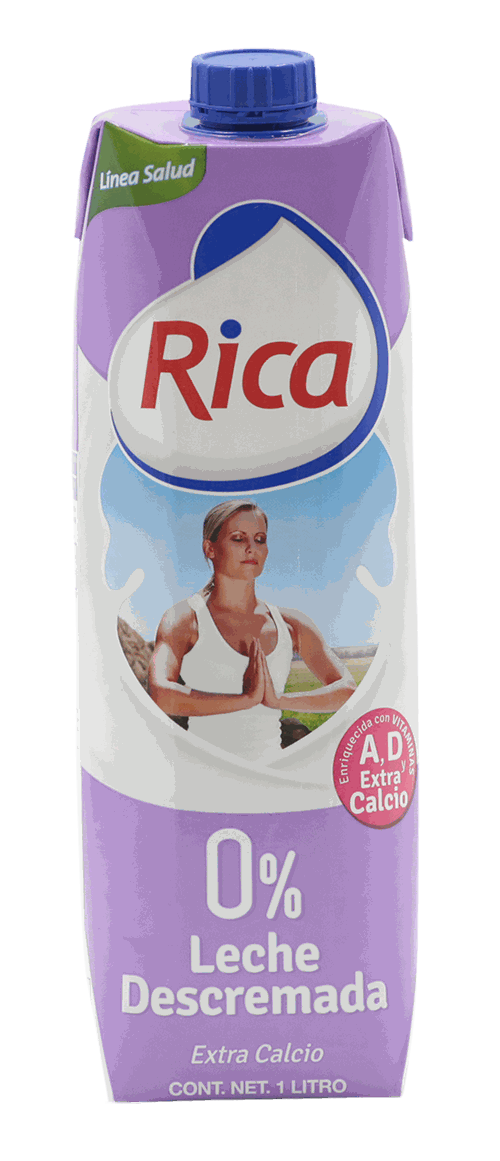 RICA LECHE DESCREMADA LT