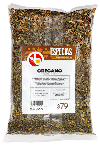 BRAVO OREGANO 113 GR