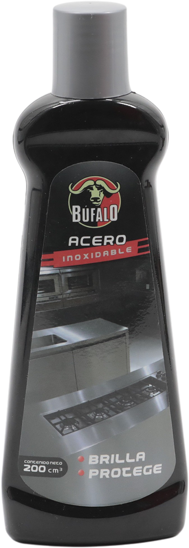 BUFALO LIMPIADOR ACERO INOXIDABLE 200 CC