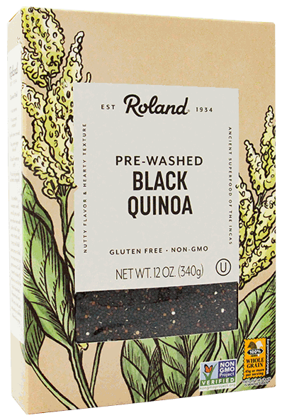ROLAND QUINOA BLACK PREWASH 12 OZ
