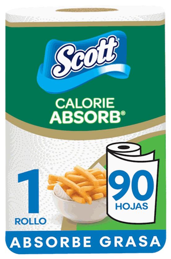 SCOTT PAPEL TOALLA CALORIE 1 R