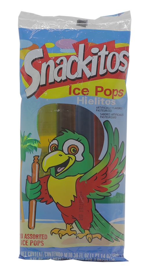 SNACKITOS ICE POPS 15/10/90 ML.