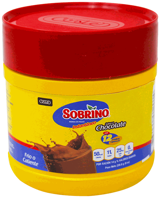 SOBRINO COCOA AL INSTANTE 8 OZ