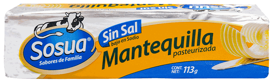 SOSUA MANTEQUILLA BARRA S/SAL 4 OZ