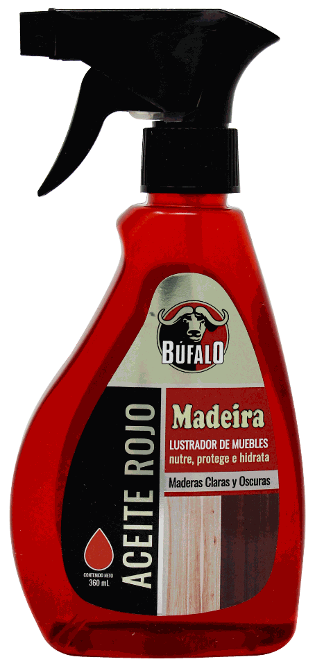 BUFALO ACEITE ROJO MADERA 360CC