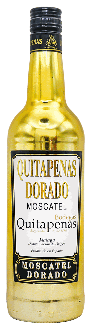 QUITAPENAS VINO MOSCATEL DORADO 75 CL