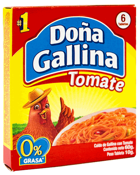 DONA GALLINA CALDO TOMATE 60 GR