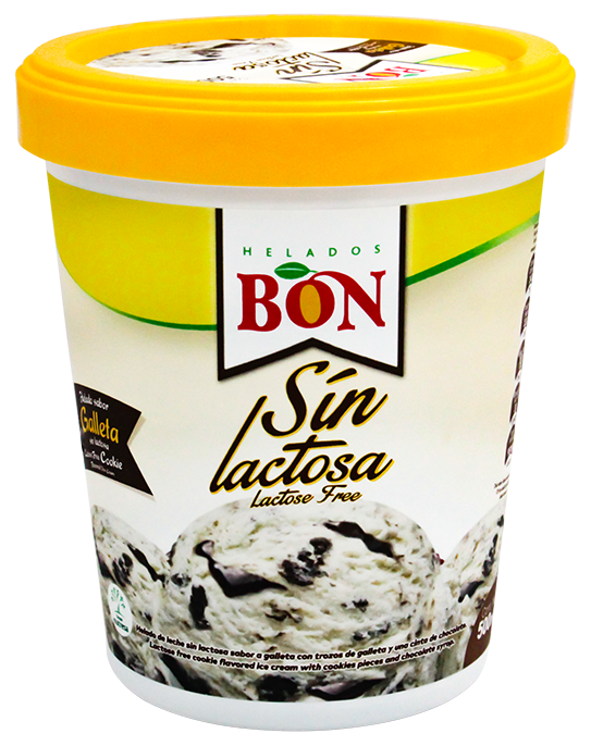 Bon Helado Galleta S/lactosa16 OZ