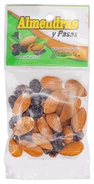 YESMIN ALMENDRAS C/PASAS 1,30 OZ