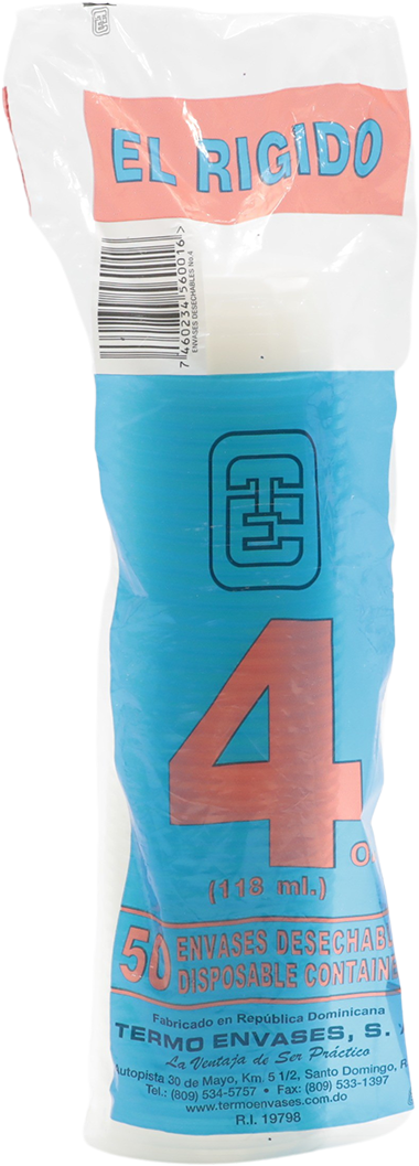 Termo Envases Envase 4 Oz50 UND
