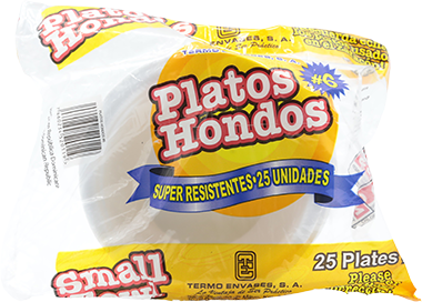 Termo Envases Plato Hondo #625 UND