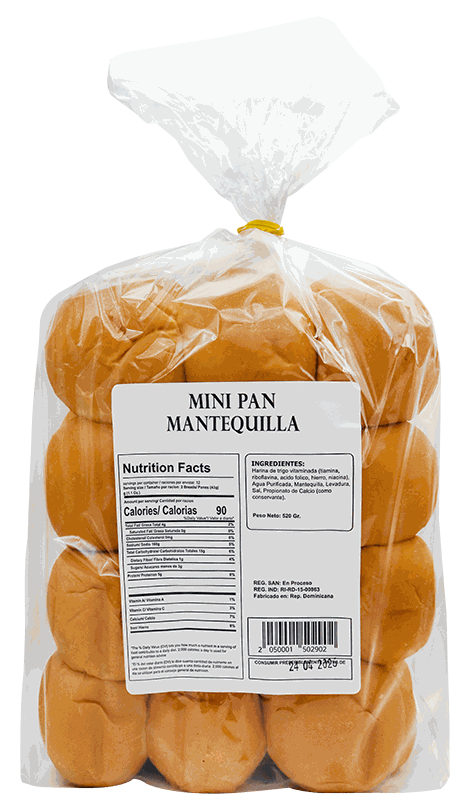 MINI PAN MANTEQUILLA 520 GR