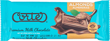 CORTES CHOC, PREMIUM ALMENDRAS BARRA