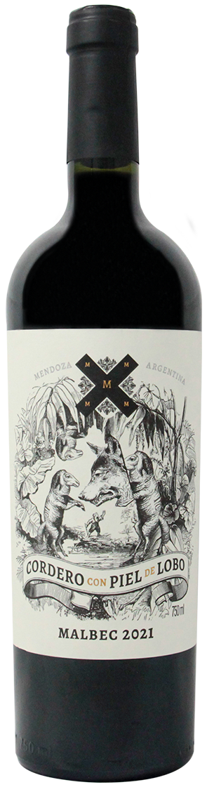 CORDERO PIEL LOBO VINO MALBEC 75 CL
