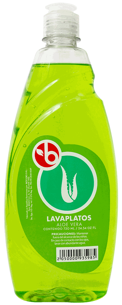 BRAVO LAVAPLATOS LIQ. ALOE 720 ML