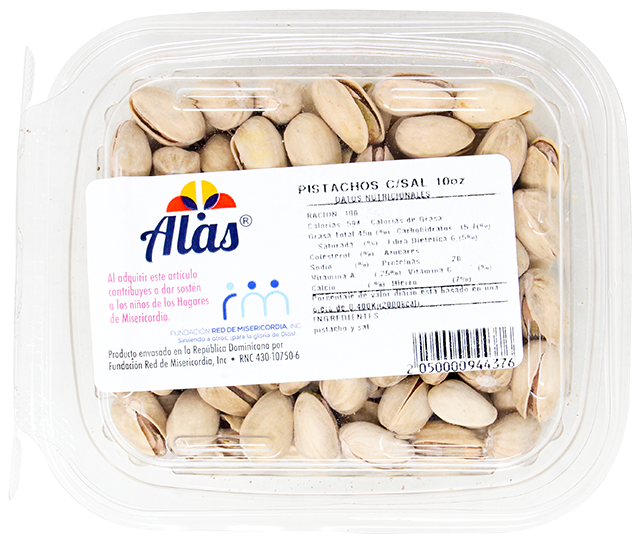 Alas Semillas Pistachos C/s8 OZ