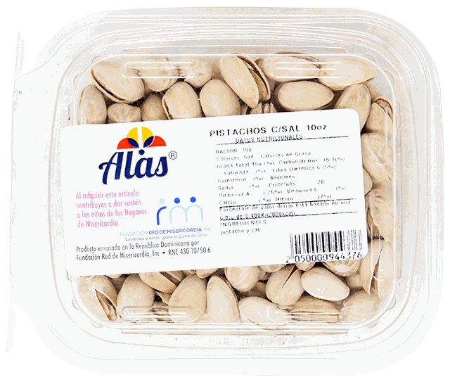 ALAS SEMILLAS PISTACHOS C/S 8 OZ