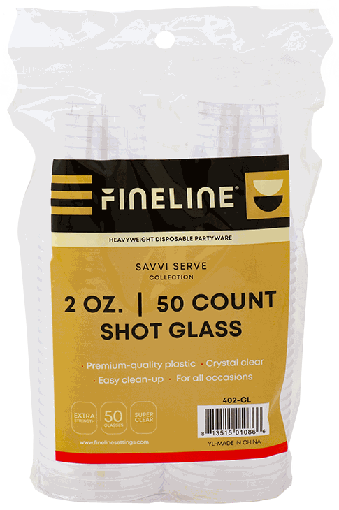 SAVVI SERVE VASO CLEAR SHOT 50/1 2 OZ