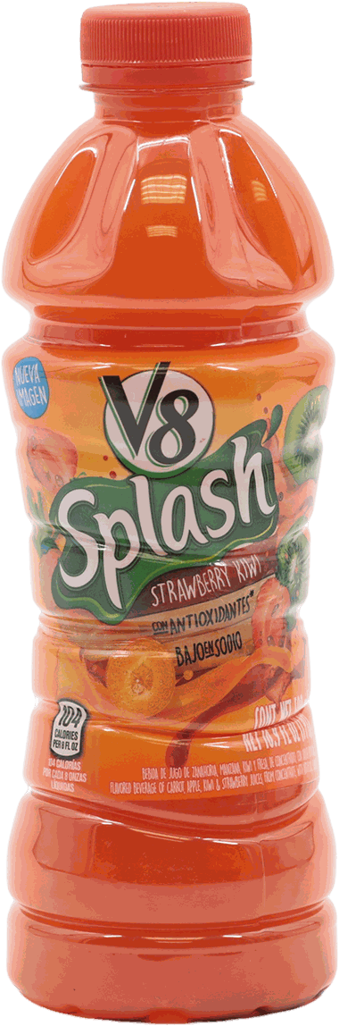 V8 SPLASH STRAWBERRY KIWI 19.6 OZ