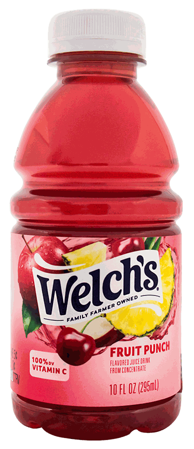 WELCHS FRUIT PUNCH 10 OZ
