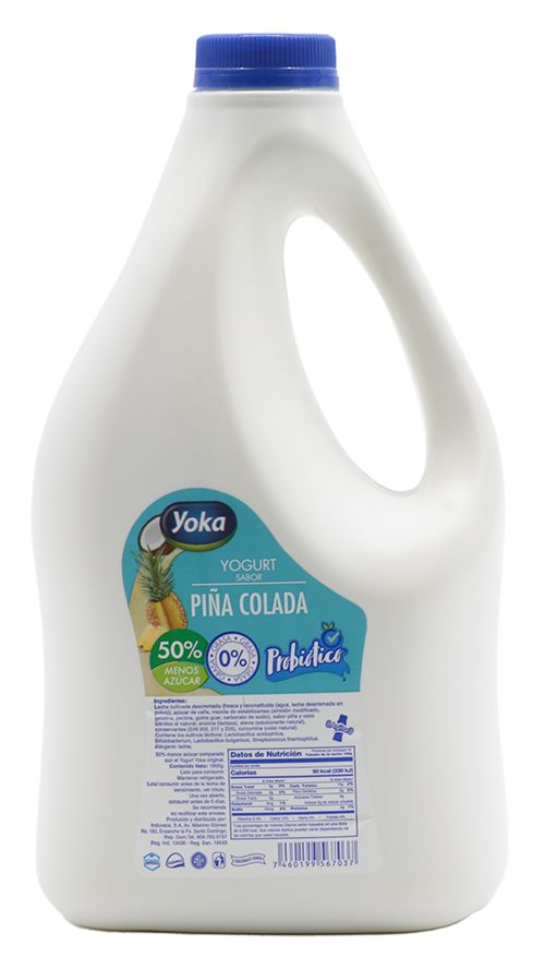 YOKA YOGURT BEBIBLE PIÑA COLADA 64 OZ