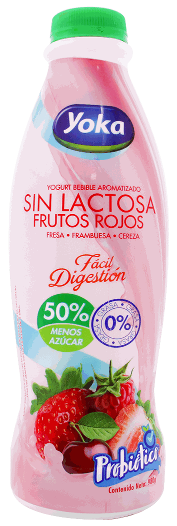 YOKA YOGURT FRUTOS ROJOS 32 OZ