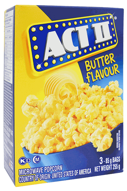 ACT II 3PACK BUTTER 3/3.5 OZ