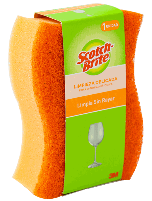 3M SCOTCH BRITE ESPONJA NARANJA COCINA