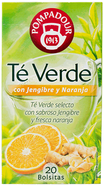 POMPADOUR TE VERDE JENGIBRE NARANJA 20/1