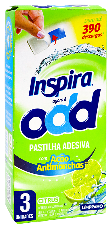 INSPIRA PASTILLA ADHESIVA LIMON 3 UN