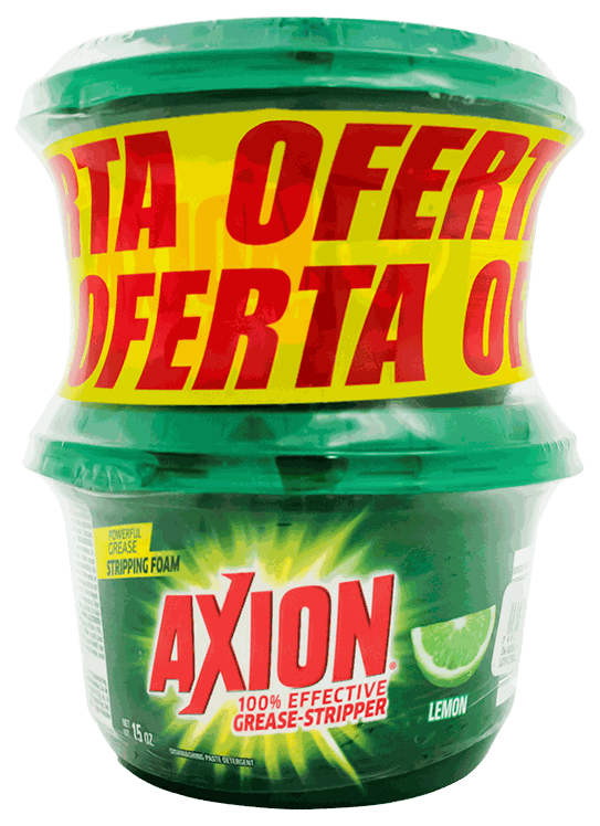 Lavaplatos Axión Crema Limón 425gr 2 pack