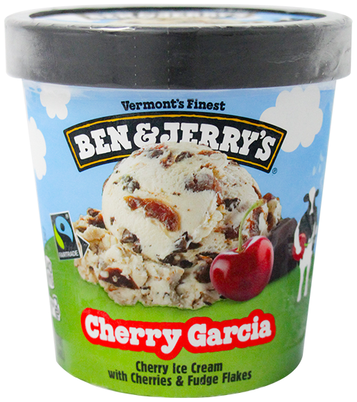 B&j Ice Cream Cherry Garcia16 OZ
