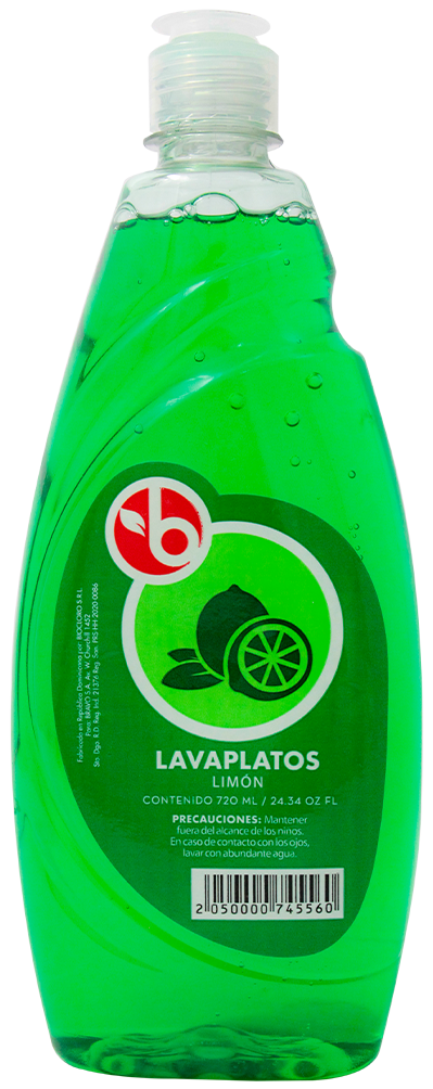 BRAVO LAVAPLATOS LIQ. LIMON 720 ML