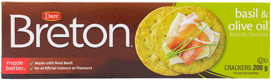 DARE BRETON BASIL AND OLIVE 225 GR