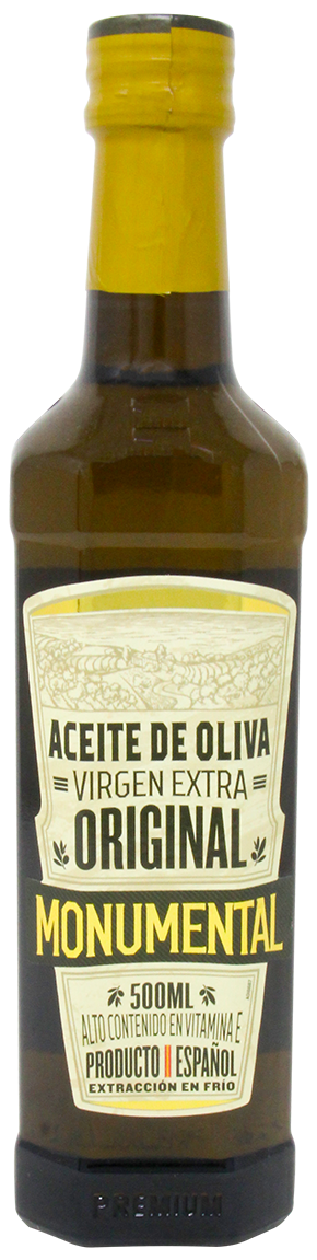 MONUMENTAL ACEITE OLIVA EV 500 ML