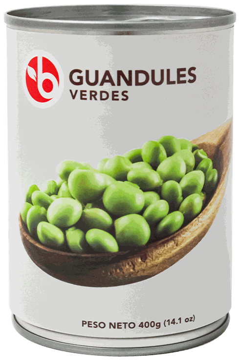 BRAVO GUANDULES VERDES 15 OZ