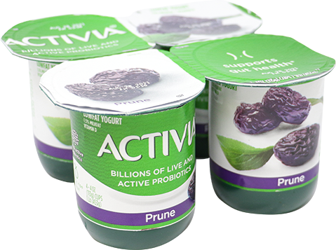 Dannon Activia Prune 4 Un4 OZ