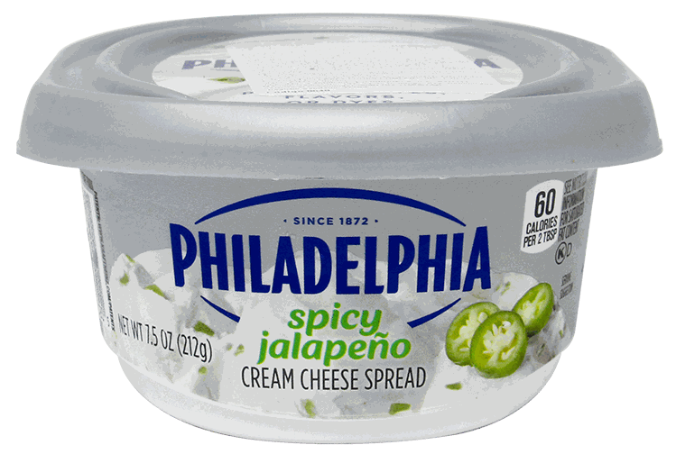 KRAFT PHILADELPHIA JALAPENO 8 OZ