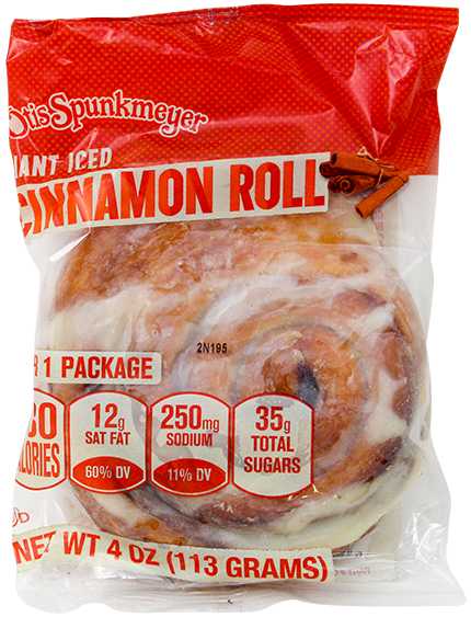 Otis Spunkmeyer Cinnamon Roll4 OZ
