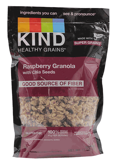 KIND CLUSTER RASPBERRY CHIA SEEDS 11 OZ