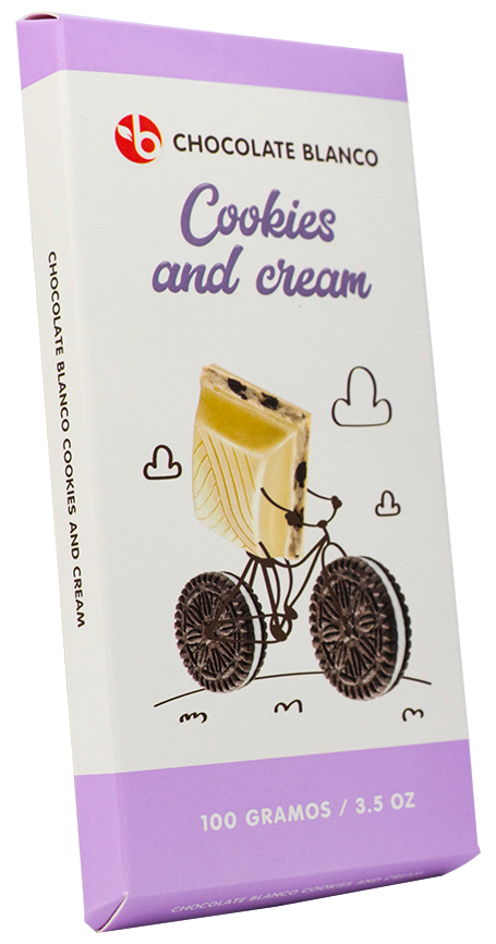 BRAVO CHOCOLATE BLANCO COOKIES & CREAM 80GR