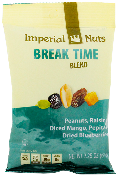 IMPERIAL NUTS BREAK TIME BLEND 2.25 OZ
