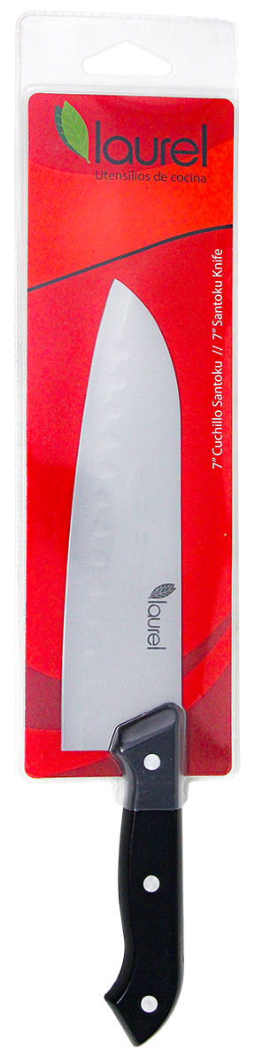 LAUREL CUCHILLO SANTOKU 7PG ABS CH004-Q