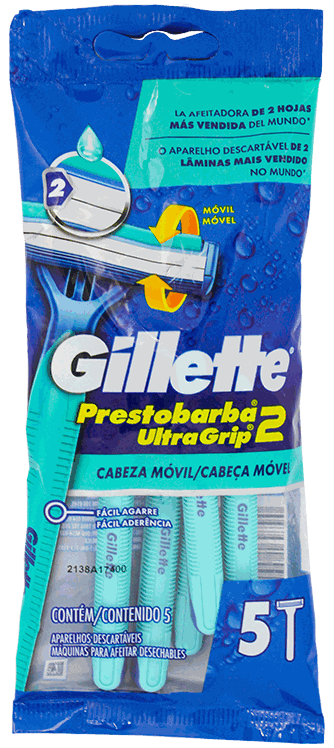 Gillette Prestob. Ultragrip Movil5 UND